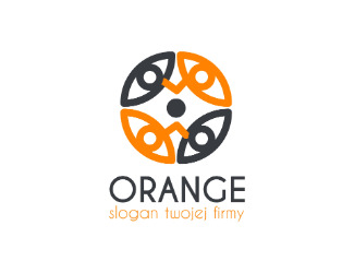 Projekt graficzny logo dla firmy online orange brand